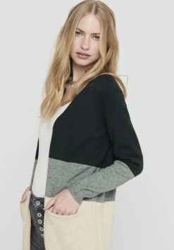 ONLY ONLQUEEN LONG - Strickjacke - June Bug/balsam Green Mel/oatmeal M -Mode Verkauf ae2a5547ab6d405f94fbcbccf25fa14a