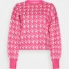 ONLY ONLSPACE O-NECK - Strickpullover - Pink Yarrow Cloud Dancer