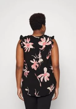 ONLY CARMAKOMA Ohne Ärmel Curvy Print - Top - Black -Mode Verkauf af5205008b6f42418ef950d5f1378659