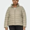 ONLY CARMAKOMA CARTAHOE QUILTED - Winterjacke - Crockery -Mode Verkauf affc60996ce9412db4c84fbdc550a202
