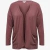 ONLY CARMAKOMA EINFARBIGER CURVY - Strickjacke - Rose Brown -Mode Verkauf b14d64f6706742b597b71b49c5464579