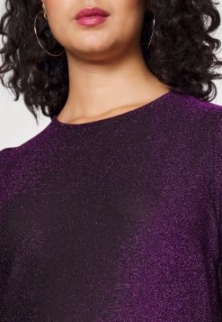 ONLY CARMAKOMA CARMELANIA GLITTER - Bluse - Acai -Mode Verkauf b2bead81529244a3bd8441cc4d57dd97