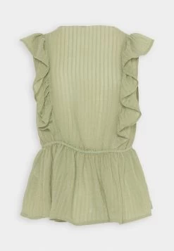 ONLY ONLLONDON RUFFLE - Top - Reseda -Mode Verkauf b5c15978777b4d3d857ca17be795cb37