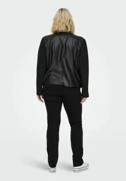 ONLY CARMAKOMA CURVY - Kunstlederjacke - Black -Mode Verkauf b6633fd312044cdcb395079b8d49245b