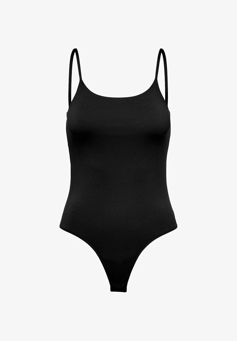 ONLY BASIC STRETCH MIT SPAGHETTI TRÄGERN - Body - Schwarz 3 ONLY BASIC STRETCH MIT SPAGHETTI TRÄGERN - Body - Schwarz