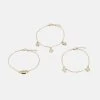 ONLY ONLMALU ANKLETS 3 PACK - Sonstige Accessoires - Gold-coloured