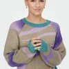 ONLY GEMUSTERTER - Strickpullover - Baltic -Mode Verkauf b86e1f0b13064abba4e115ceb91119e5