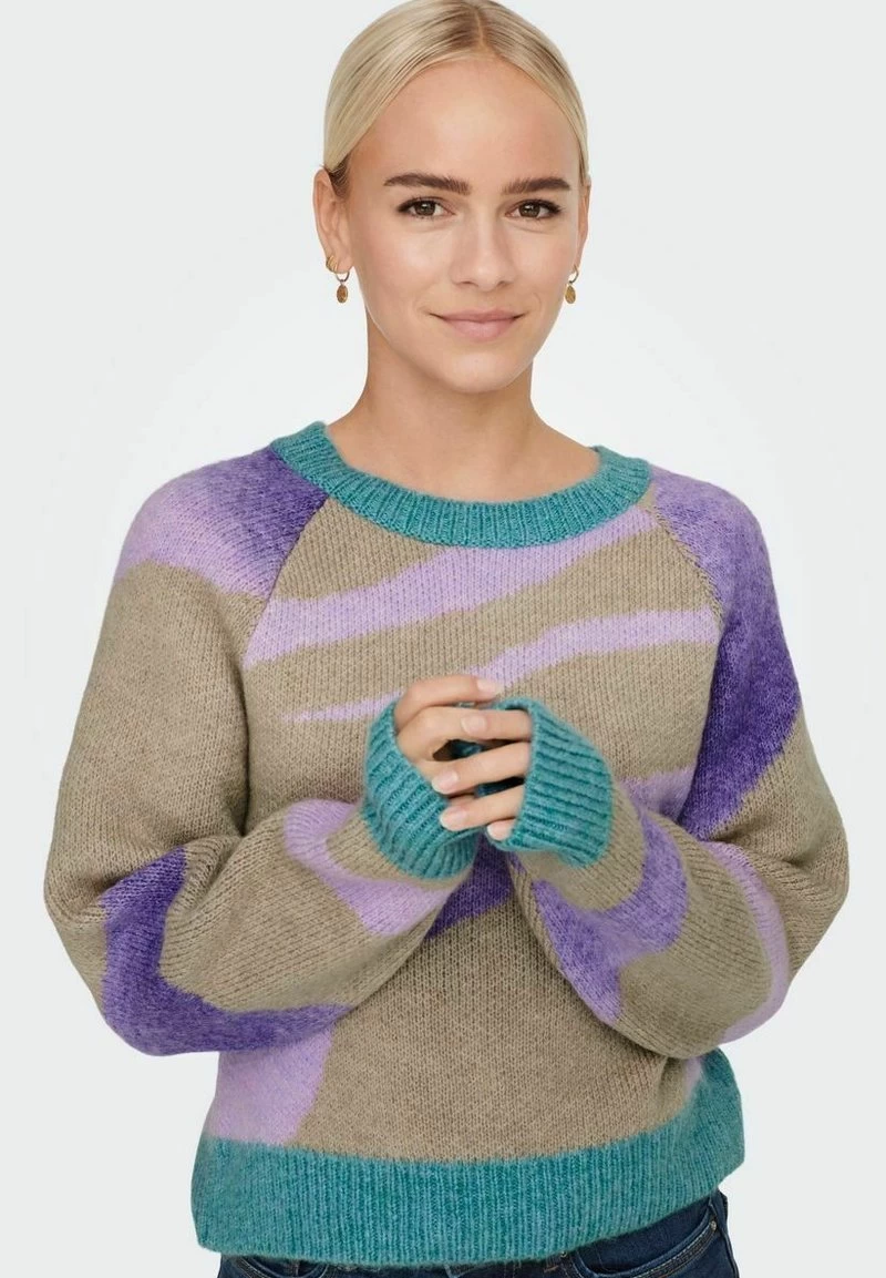 ONLY GEMUSTERTER - Strickpullover - Baltic 3 ONLY GEMUSTERTER - Strickpullover - Baltic