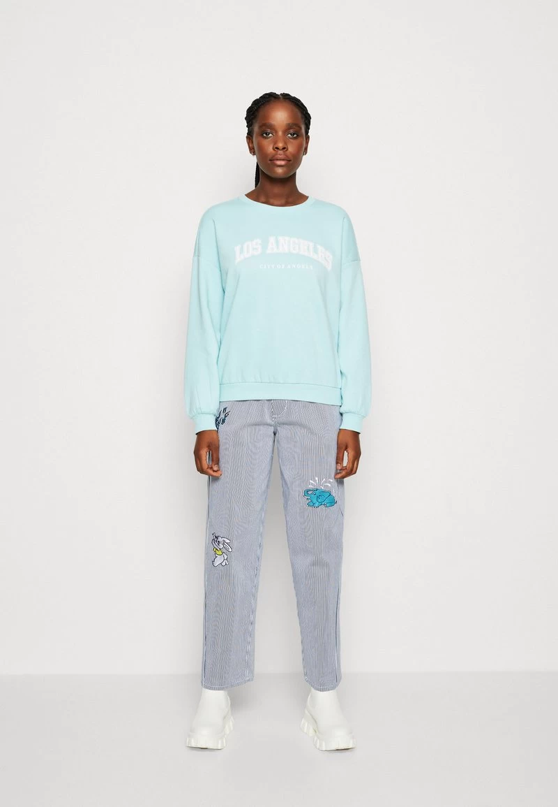 ONLY ONLDREAMER ACADEMY O NECK - Sweatshirt - Pastel Turquoise Los Angeles 4 ONLY ONLDREAMER ACADEMY O NECK - Sweatshirt - Pastel Turquoise Los Angeles – Bild 2