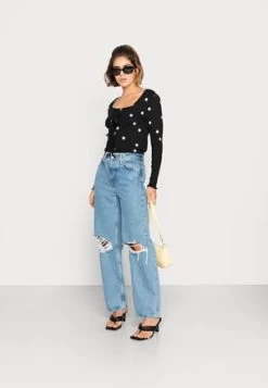 ONLY ONLMALIKA GLITTER RUFFLE - Strickjacke - Very Berry -Mode Verkauf bd8fc1f3b34a4435a3c5ca3af3c71cce