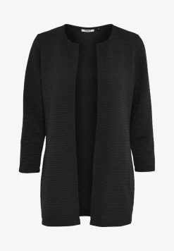 ONLY ONLLECO LONG - Strickjacke - Black -Mode Verkauf bdee0f2a67124e718928fd840f56b014