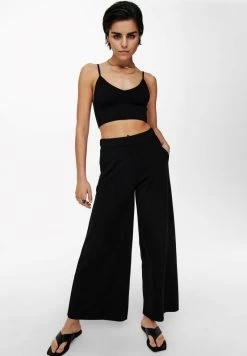 ONLY CROP SPAGHETTI 2-ER PACK VIC - Bustier - Schwarz/gelb