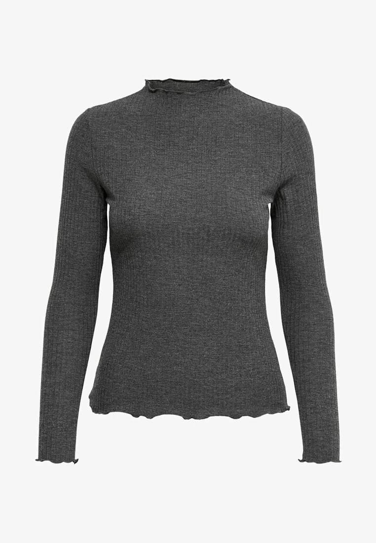 ONLY ONLEMMA HIGH NECK - Strickpullover - Dark Grey Melange 7 ONLY ONLEMMA HIGH NECK - Strickpullover - Dark Grey Melange – Bild 5