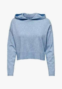 ONLY LELY CROPPED - Kapuzenpullover - Blue -Mode Verkauf bed539a9af4e4067b811458391407a56