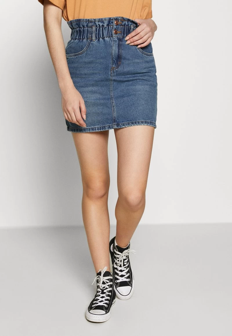 ONLY ONLMILLIE LIFE HW - Minirock - Medium Blue Denim 3 ONLY ONLMILLIE LIFE HW - Minirock - Medium Blue Denim