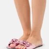 ONLY Shoes ONLMILLIE BOW - Pantolette Flach - Rose Gold