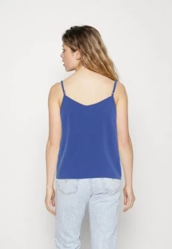 ONLY ONLMETTE STRAP BUTTON - Top - Dazzling Blue -Mode Verkauf c1cafb374b6242debd08ad0da74d920f