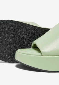 ONLY Shoes Pantolette Flach - Green Ash 12 ONLY Shoes Pantolette Flach - Green Ash -Mode Verkauf c258e19575574b308461264012f194dd