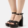 ONLY Shoes ONLAUTUM - High Heel Sandalette - Black -Mode Verkauf c31658ea994f427cb9c7899373d80afb