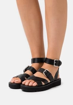 ONLY Shoes ONLMALU CHUNKY WRAP - Plateausandalette - Black