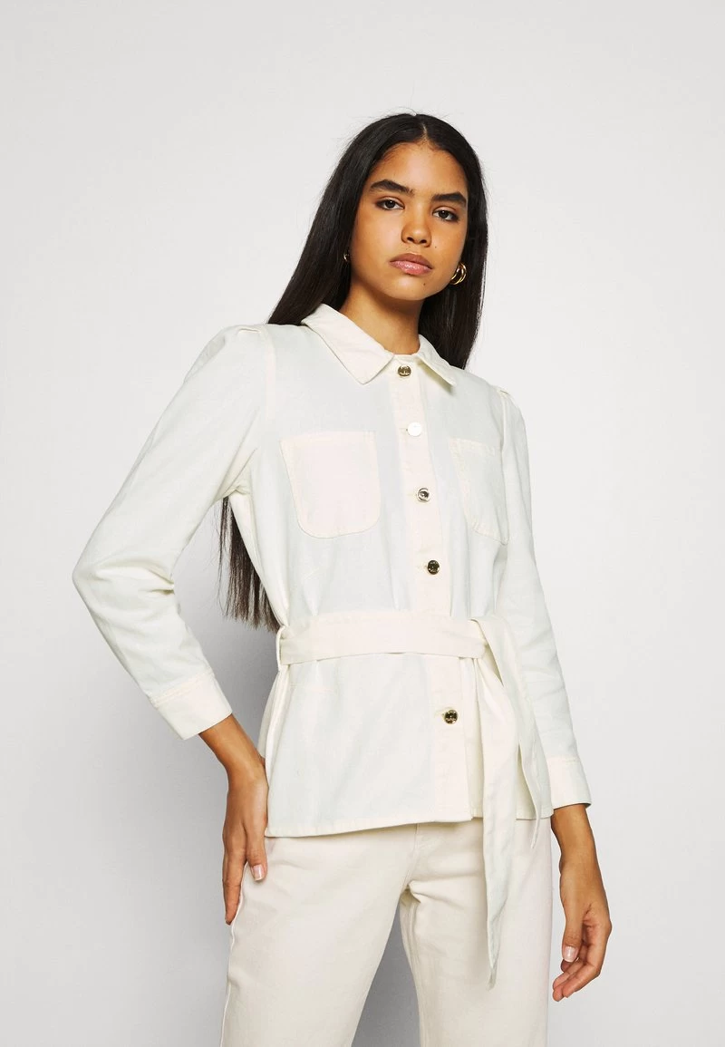 ONLY ONLMELROSE JACKET YORK - Jeansjacke - Ecru 3 ONLY ONLMELROSE JACKET YORK - Jeansjacke - Ecru