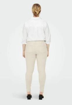 ONLY CARMAKOMA CURVY CARWILLY REG - Jeans Skinny Fit - Ecru -Mode Verkauf c8af0b0aa6514b7392f786f6dcbeb3dc