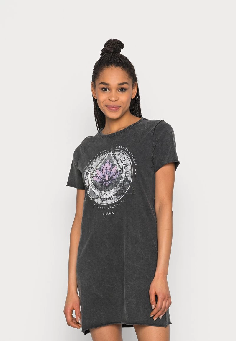 ONLY ONLLUCY LIFE S/S JRS NOOS - Jerseykleid - Black 3 ONLY ONLLUCY LIFE S/S JRS NOOS - Jerseykleid - Black