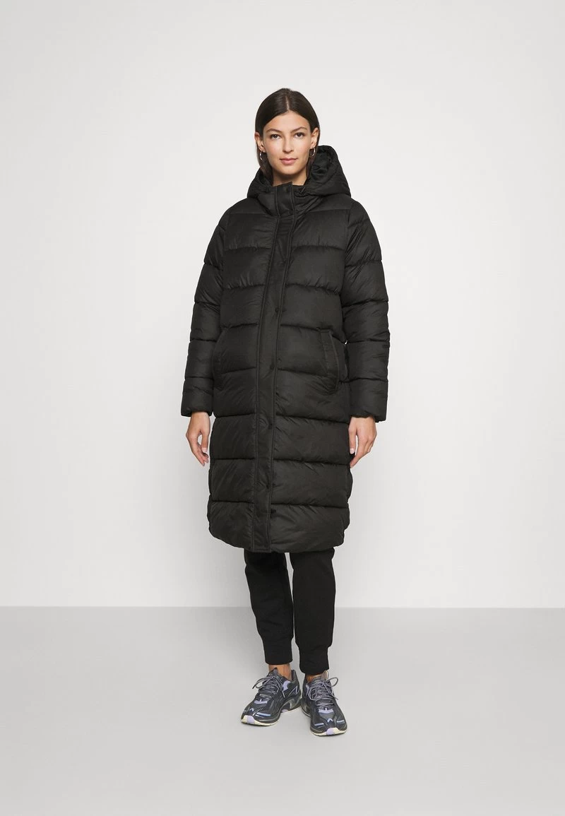 ONLY MATERNITY OLMCAMMIE LONG QUILTED COAT - Wintermantel - Black 3 ONLY MATERNITY OLMCAMMIE LONG QUILTED COAT - Wintermantel - Black