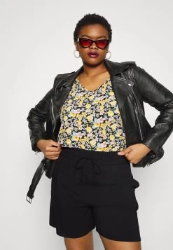 ONLY CARMAKOMA CARNOVA LOLLI LIFE SHORTS - Shorts - Black -Mode Verkauf d0e7fe971c784fb28de6cc65047ca941