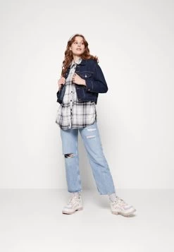 ONLY ONLKAROLINA CHECK - Hemdbluse - Black/cloud Dancer -Mode Verkauf d2302fc303b24f0fbfc9f322e8a4856f