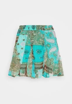 ONLY ONLSTELLA PATCH A LINE SKIRT - A-Linien-Rock - Kiwi Border -Mode Verkauf d254d04b023046eda61e83a5989a488f