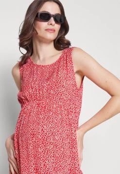 ONLY MATERNITY OLMNOVA LIFE SARA DRESS - Freizeitkleid - High Risk Red -Mode Verkauf d399508889cd416ca43ca3ec707a4047