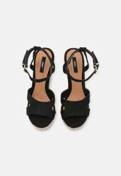 ONLY Shoes ONLAMELIA LIFE WEDGE - Plateausandalette - Black -Mode Verkauf d5ac27eaa9884d47a2f5886c0f377059