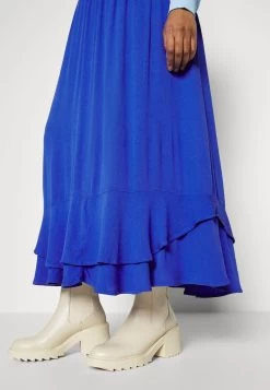 ONLY CARMAKOMA CARSONYA LIFE MID CALF SKIRT SOLID - Maxirock - Dazzling Blue -Mode Verkauf d5c48d35c4804dc19eba8b429b0e9155