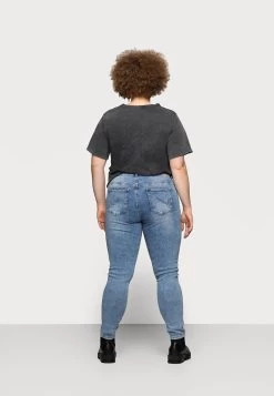 ONLY CARMAKOMA CARLAOLA LIFE - Jeans Skinny Fit - Light Blue Denim -Mode Verkauf d67bf37b58754b4dabbb4627ded0de4c