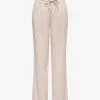 ONLY MAGO LIFE HW PB PULL-UP STR - 15291235 - Stoffhose - Beige -Mode Verkauf d83cfa99f6f44141b30fef2fa5c60b93