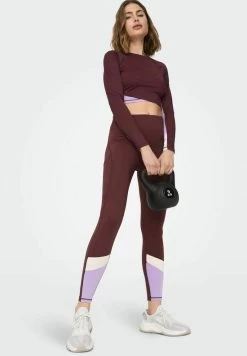 Only Play HIGH WAIST - Tights - Eggplant -Mode Verkauf d88a11ff5c014434ac66047afe60e21d