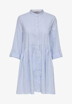 ONLY ONLDITTE LIFE 3/4 - Blusenkleid - Cloud Dancer/blue -Mode Verkauf d8e126acf1fd446a9028f21dc87c5f83