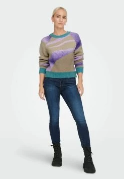 ONLY GEMUSTERTER - Strickpullover - Baltic 12 ONLY GEMUSTERTER - Strickpullover - Baltic -Mode Verkauf d941b3ba58d94a7db4dbe74e11bd59ce