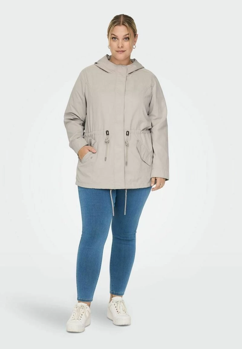 ONLY CARMAKOMA CURVY ÜBERGANGS - Parka - Silver Lining 4 ONLY CARMAKOMA CURVY ÜBERGANGS - Parka - Silver Lining – Bild 2