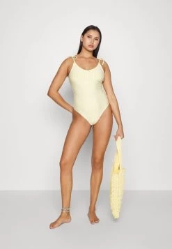 ONLY ONLKITTY TIE STRAP SWIMSUIT - Badeanzug - Lemon Drop -Mode Verkauf d9eeca3cb7ef4500972139140c46308f