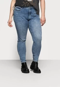 ONLY CARMAKOMA CARLAOLA LIFE - Jeans Skinny Fit - Light Blue Denim