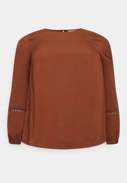 ONLY CARMAKOMA CARMIKKA - Bluse - Chocolate Fondant -Mode Verkauf dd28d09cba4a4ed889600363971264bb