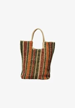 ONLY GESTREIFTE - Shopping Bag - Natural