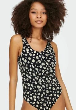 ONLY DEEP BACK - Badeanzug - Black -Mode Verkauf e313f58db5da4d6aae5f0aafda133301