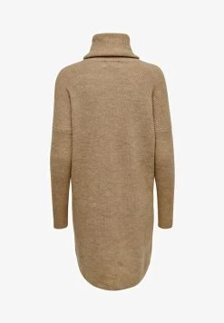 ONLY LONGSLEEVE ONLJANAPULLO - Strickkleid - Beige -Mode Verkauf e4cb2343e2f2443cb202a644887675b8