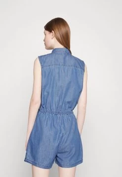 ONLY ONLMILEN PLAYSUIT - Jumpsuit - Medium Blue Denim -Mode Verkauf e58f53184f8b4214b500bf33b89060cc