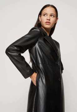 ONLY ONLSARAMY LONG COAT - Klassischer Mantel - Black -Mode Verkauf e65bfd37a3b44664886d87f5b2199705