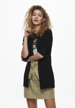 ONLY ONLLECO LONG - Strickjacke - Black -Mode Verkauf e6722b0825c54e2e9a59cec19f16ebc5 1
