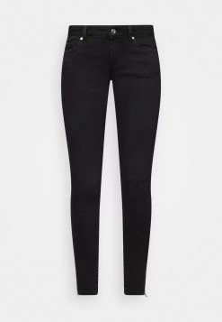 ONLY ONLCORAL SKINNY ZIP ANKLE - Jeans Skinny Fit - Black Denim -Mode Verkauf e732317aa00243beb108c4597b1fc084